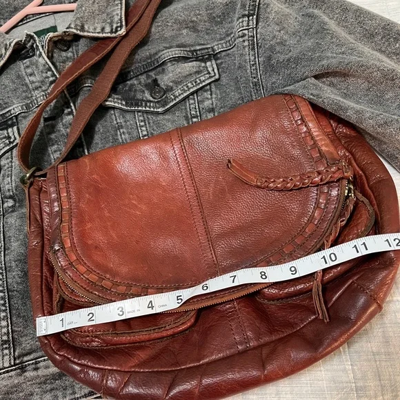 Lucky Brand Rich Brown Leather Bag - Picture 3 of 10